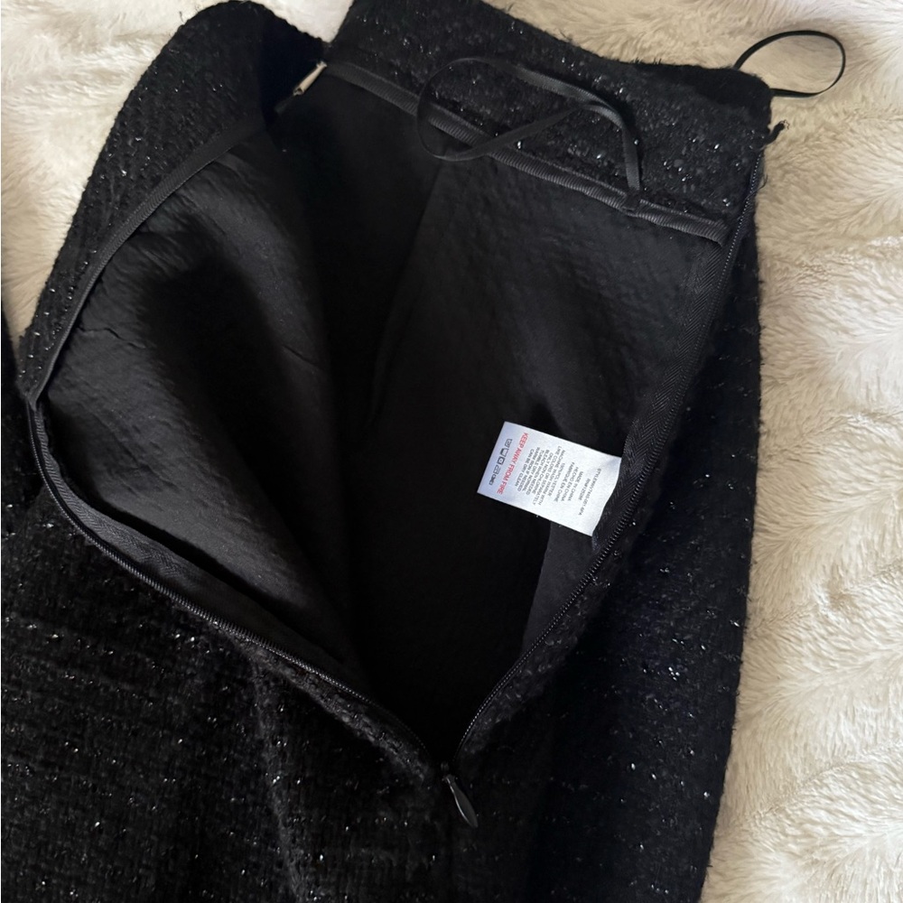 Elegant Black Tweed Pants - Picture 3 of 5